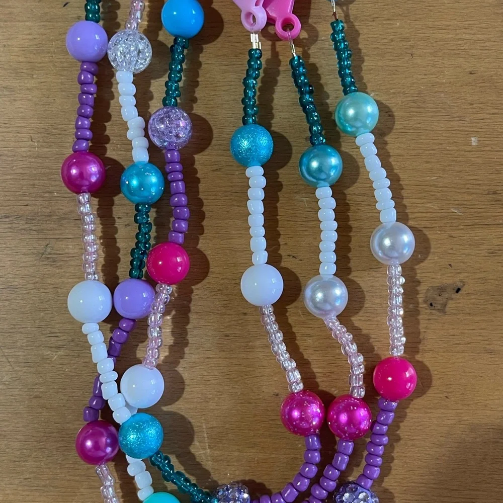 Kids Mask Lanyard- Handmade - Mermaid #2
